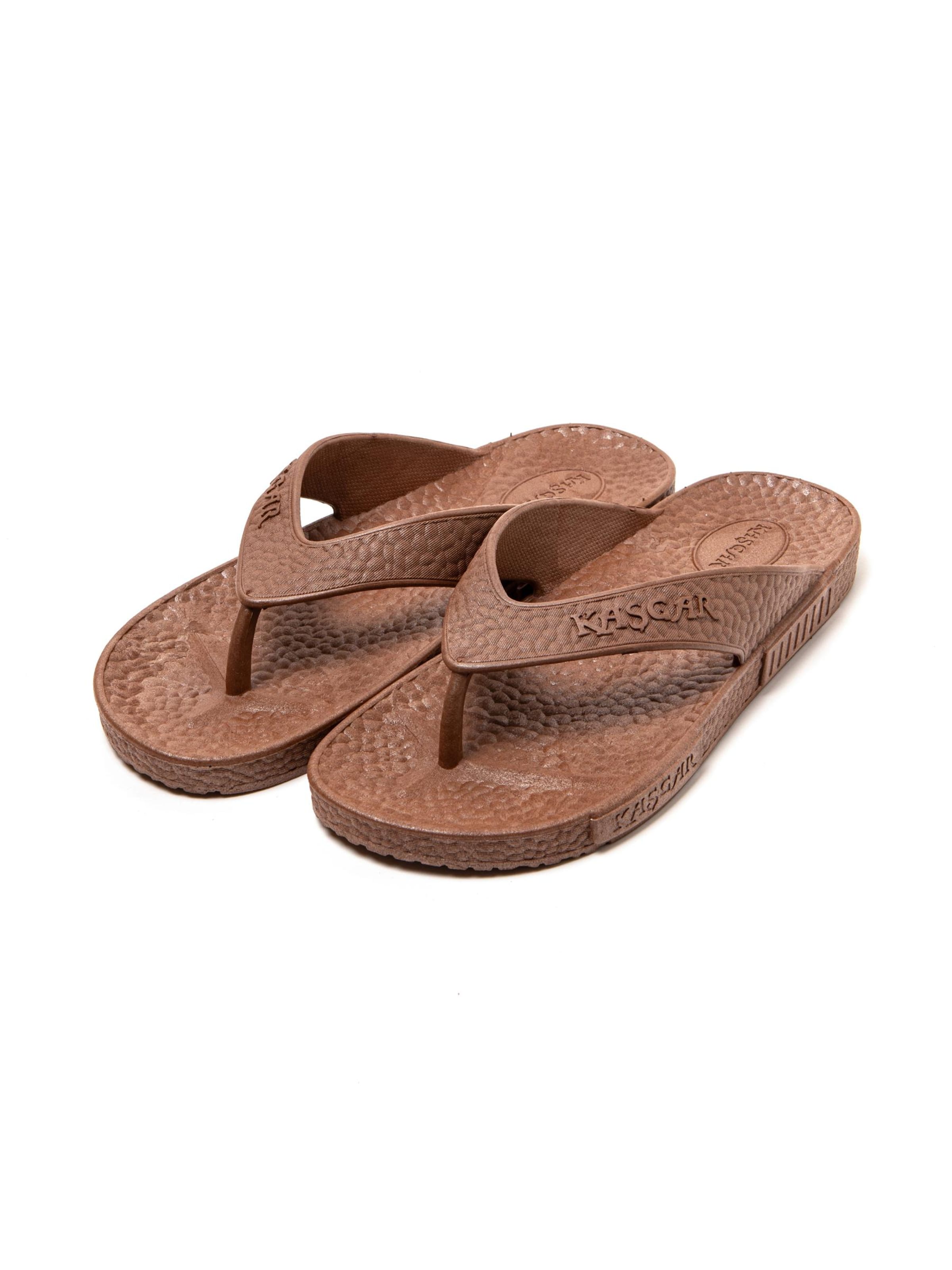 Brasileras - Zapatos para playa y agua 'Gummix' en marrón