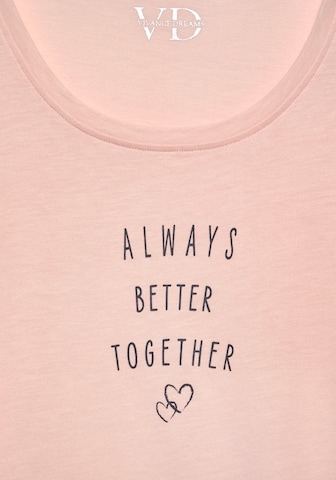 VIVANCE Pyjamapaita värissä vaaleanpunainen