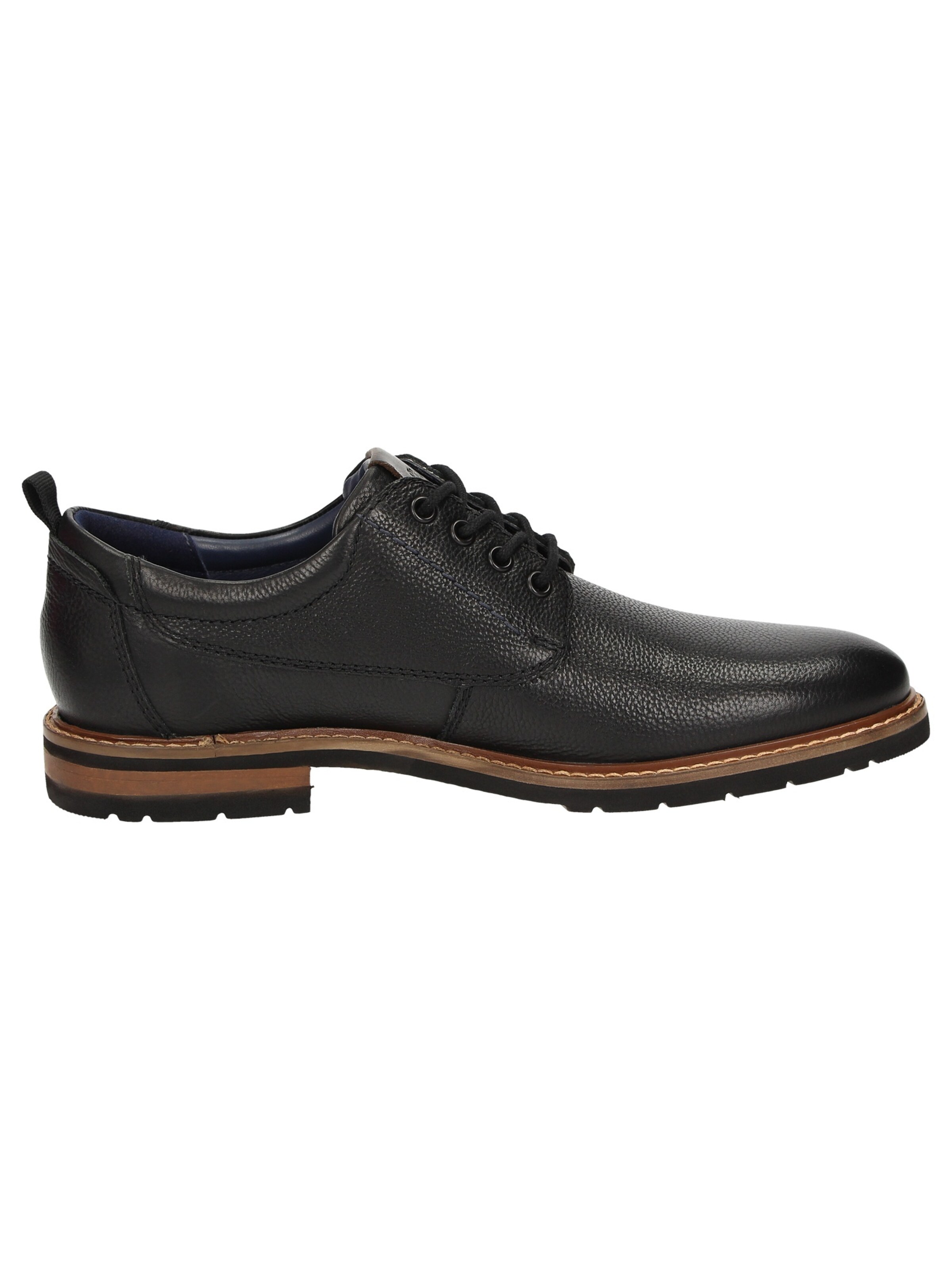 SIOUX Lace-up shoe 'Rostolo-700' in Black