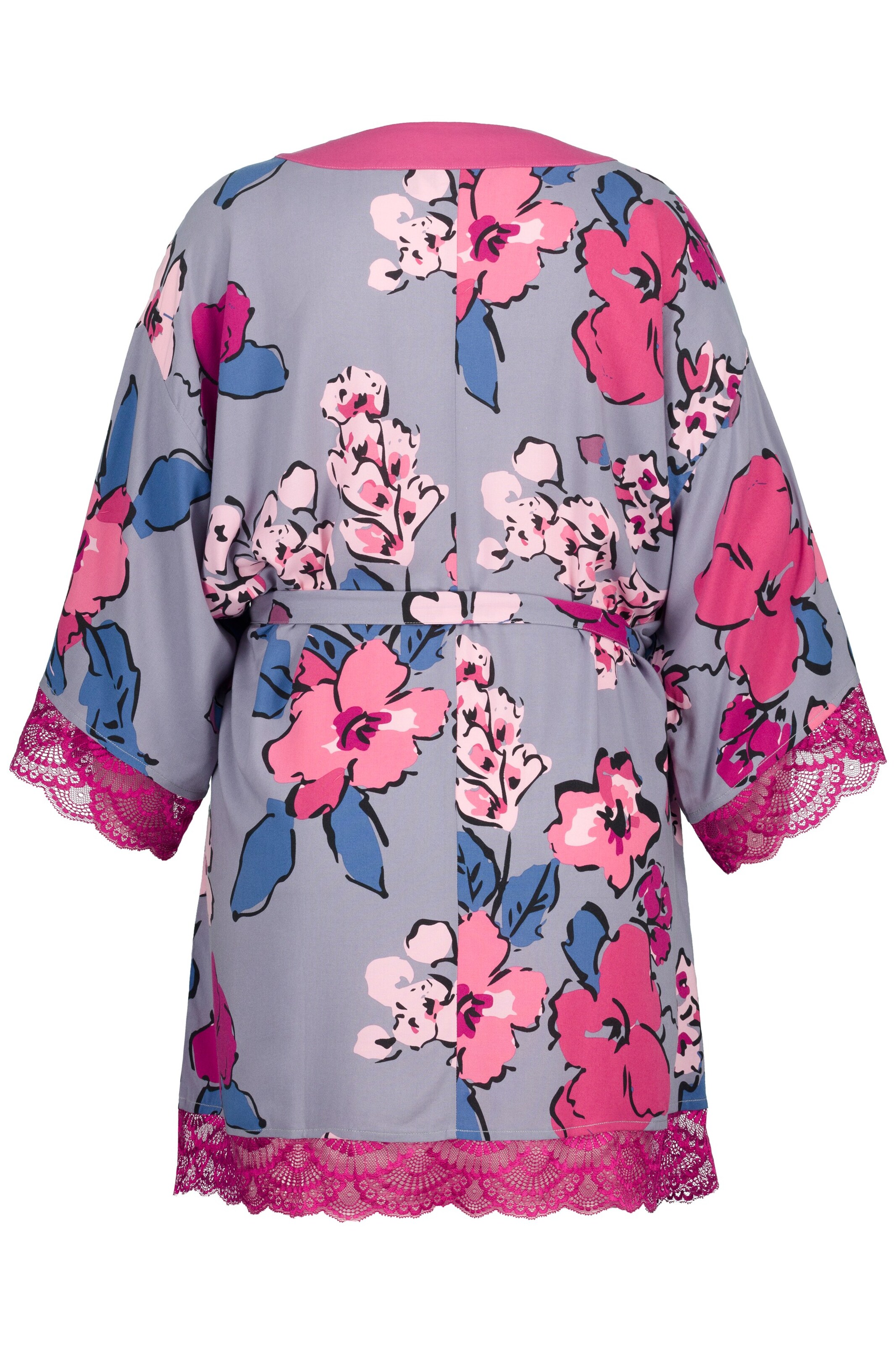 Ulla Popken Morgenmantel in Grau