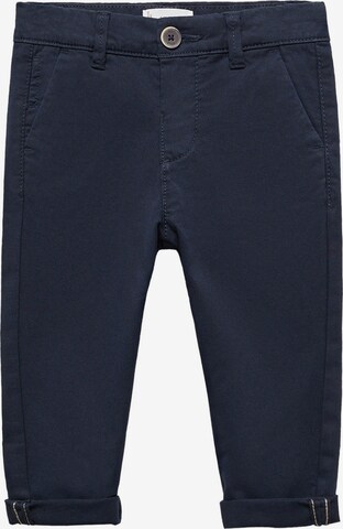 Regular Pantalon MANGO KIDS en bleu : devant