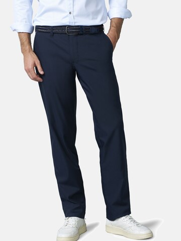 Regular Pantalon chino 'M5' MEYER en bleu : devant