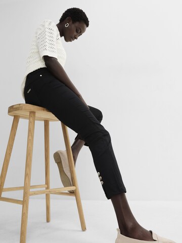 bonprix Slimfit Broek in Zwart