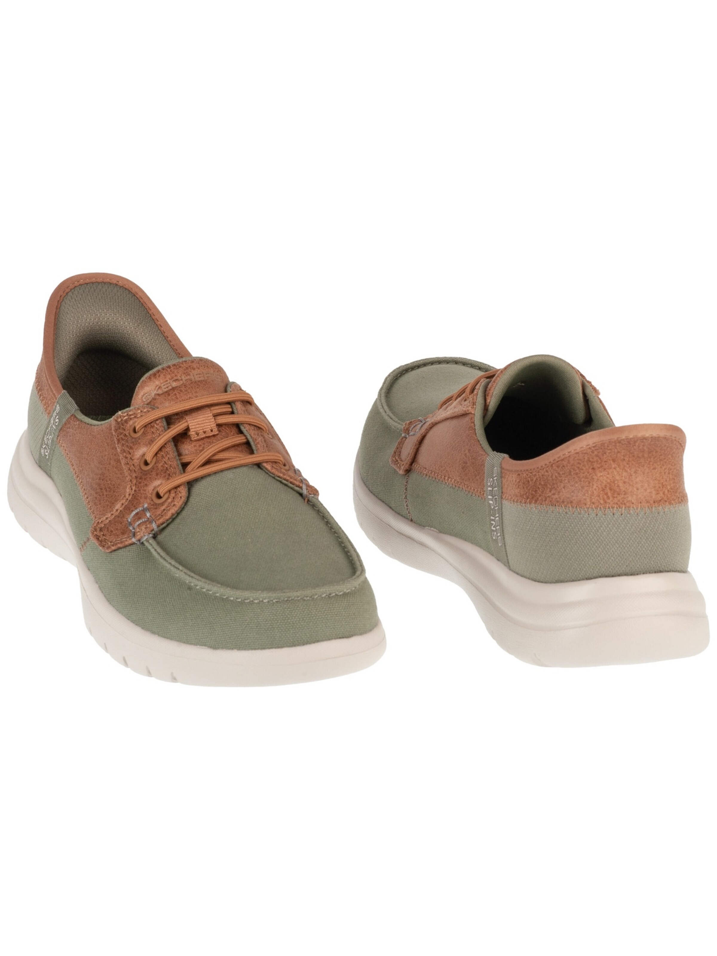SKECHERS Slip-Ons in Green