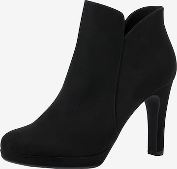 Bottines TAMARIS en noir : devant