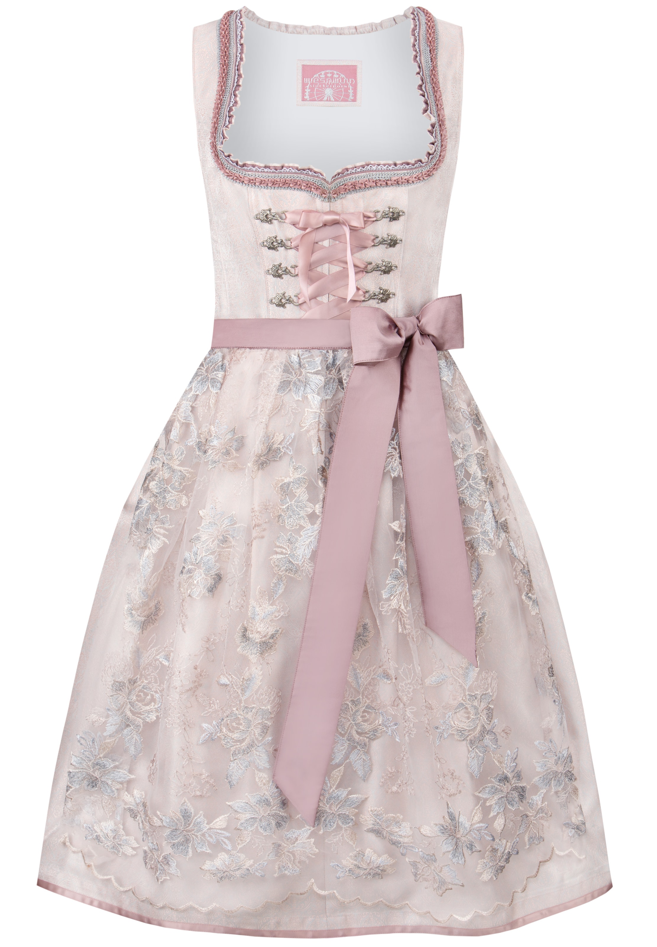 STOCKERPOINT Dirndl in Pink: Vorderseite