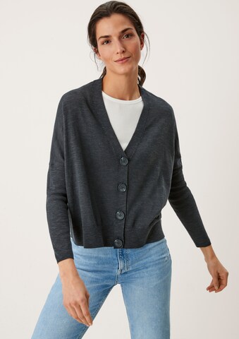 Cardigan s.Oliver en bleu : devant