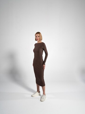 GORG Dress in Brown