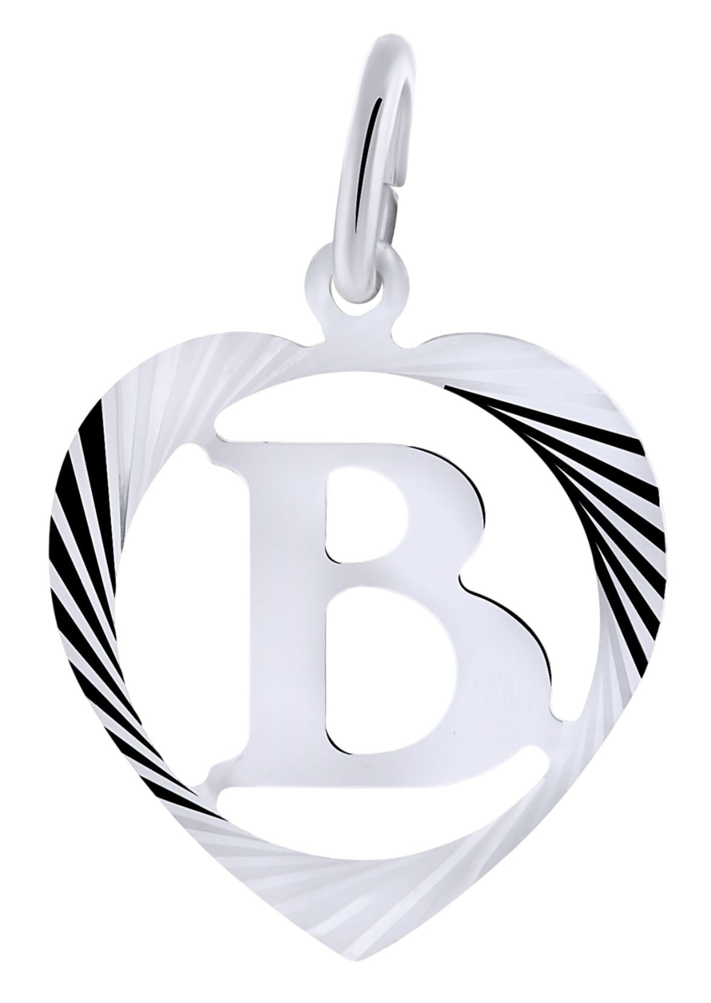 Lucardi Pendant in Silver: front