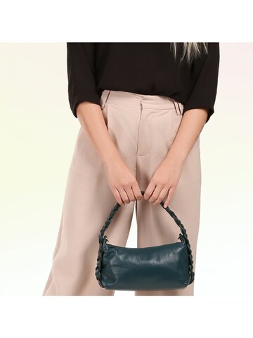 Borsa a tracolla di Toscanto in blu: frontale