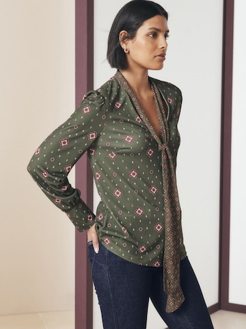 Next - Blusa em verde: frente
