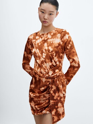 MANGO Sukienka 'Fuego' w kolorze brązowy: przód