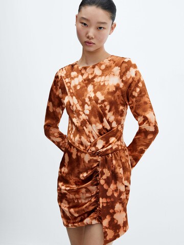 MANGO Kleid 'Fuego' in Braun: Vorderseite