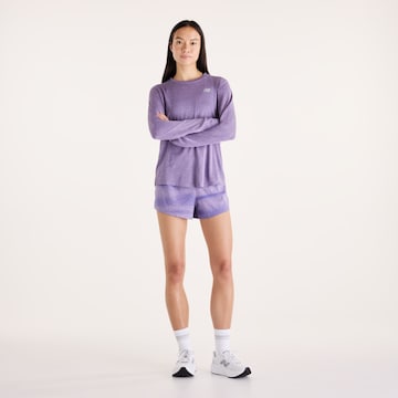 new balance - Regular Calças de desporto em roxo