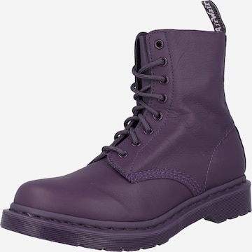 Bottines à lacets 'Pascal' Dr. Martens en violet : devant