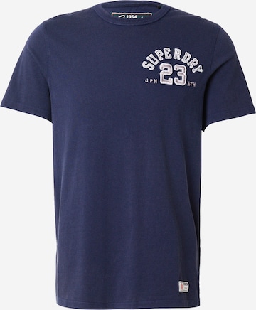 Superdry Shirt in Blue: front