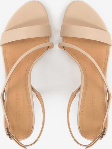 Kazar Studio Strap sandal in Beige