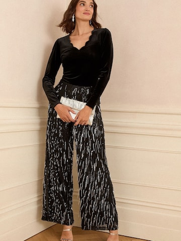 T-shirt love & roses en noir