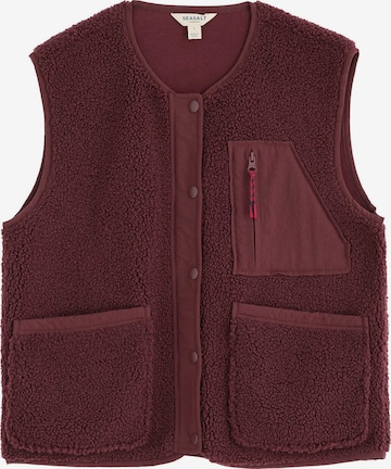 Gilet 'Penpol' di Seasalt Cornwall in marrone: frontale
