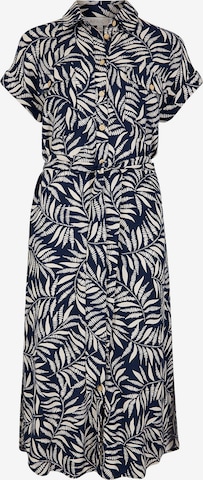 Robe-chemise Apricot en bleu : devant