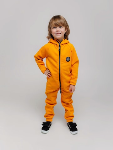 MANUL Overall 'Cheddar by MANUL – Basic BackZip' in Oranje: voorkant