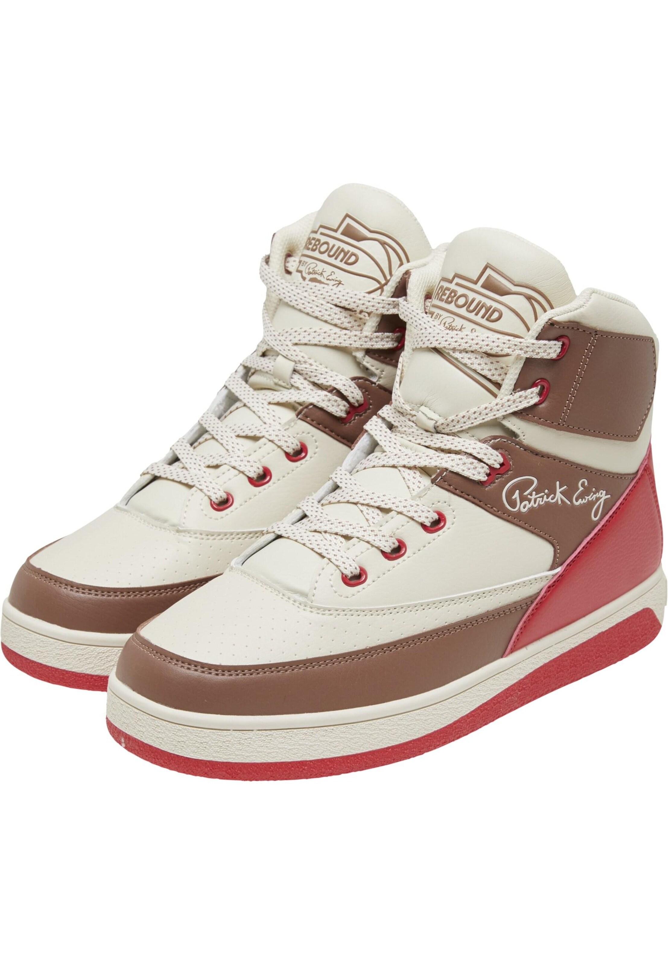 Ewing High-Top Sneakers 'Rebound' in Beige