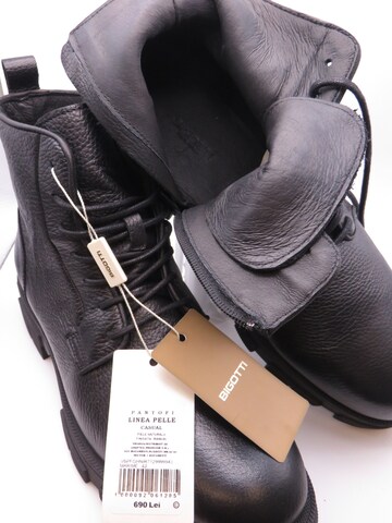 Boots stringati 'Linea Pelle Casual' di BIGOTTI in nero