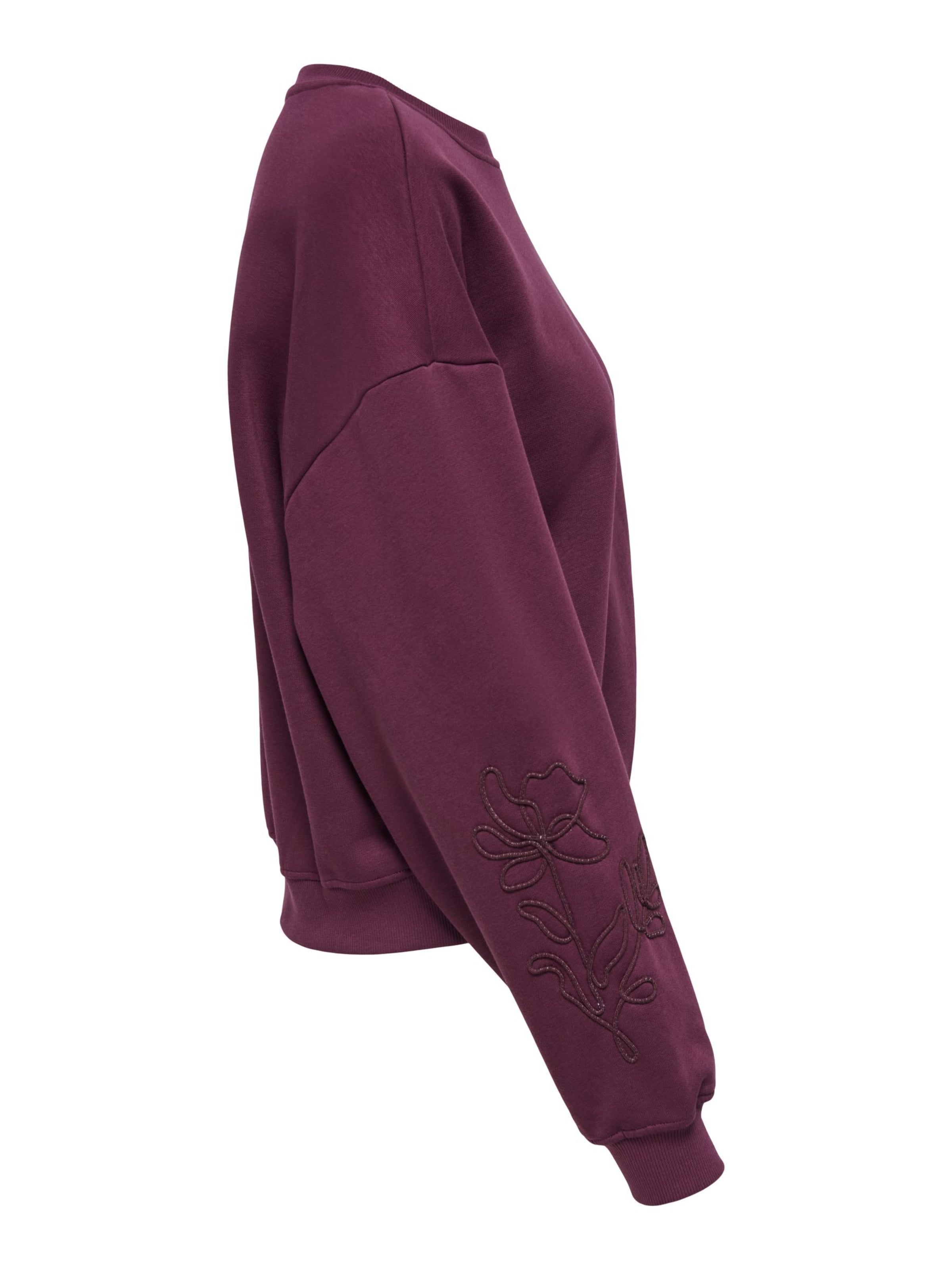 ONLY Sweatshirt 'ONLBrooklyn' in Lila