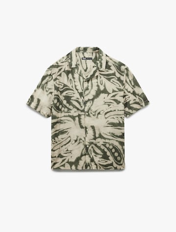 Koton Comfort fit Button Up Shirt in Green: front