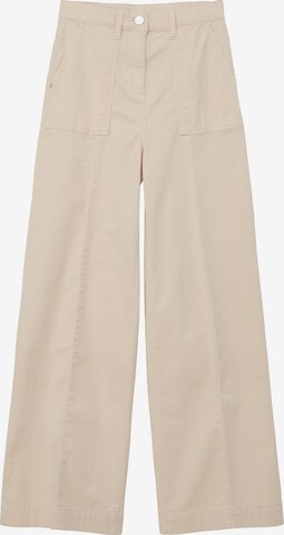 s.Oliver Wide leg Jeans in Beige: front