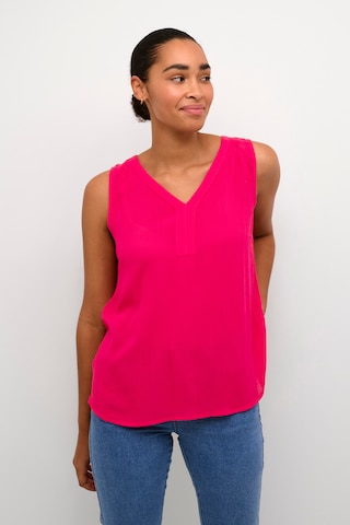 Kaffe Top 'Amber' in Roze: voorkant