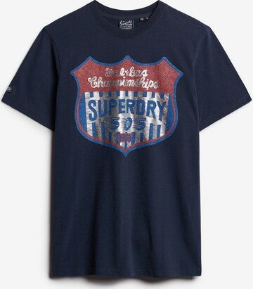 Superdry T-Shirt in Blau: predná strana