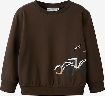 NAME IT Sweatshirt in Brown: front