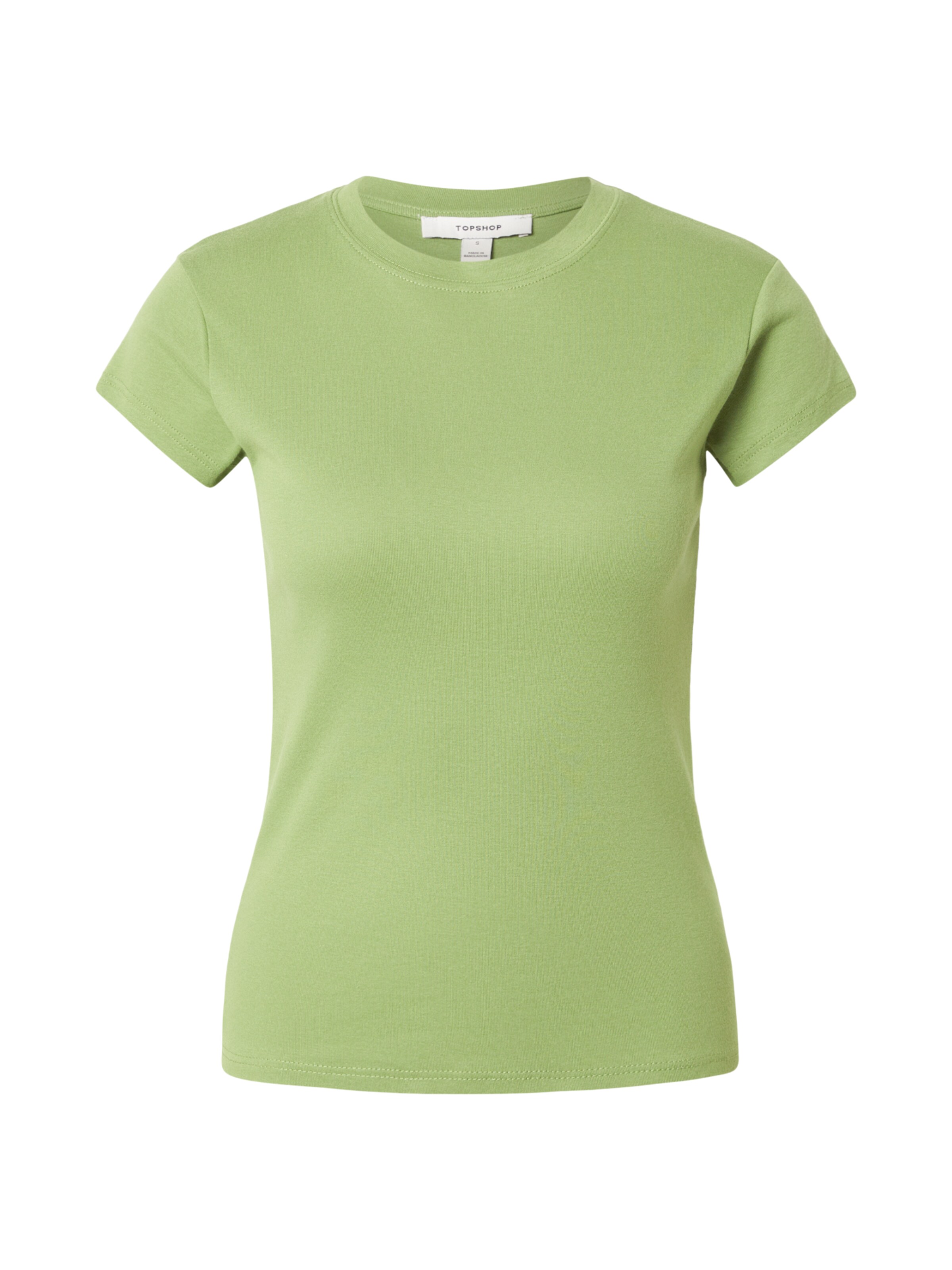 T-shirt 'EVERYDAY' TOPSHOP en vert : devant