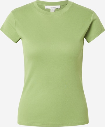 T-shirt 'EVERYDAY' TOPSHOP en vert : devant