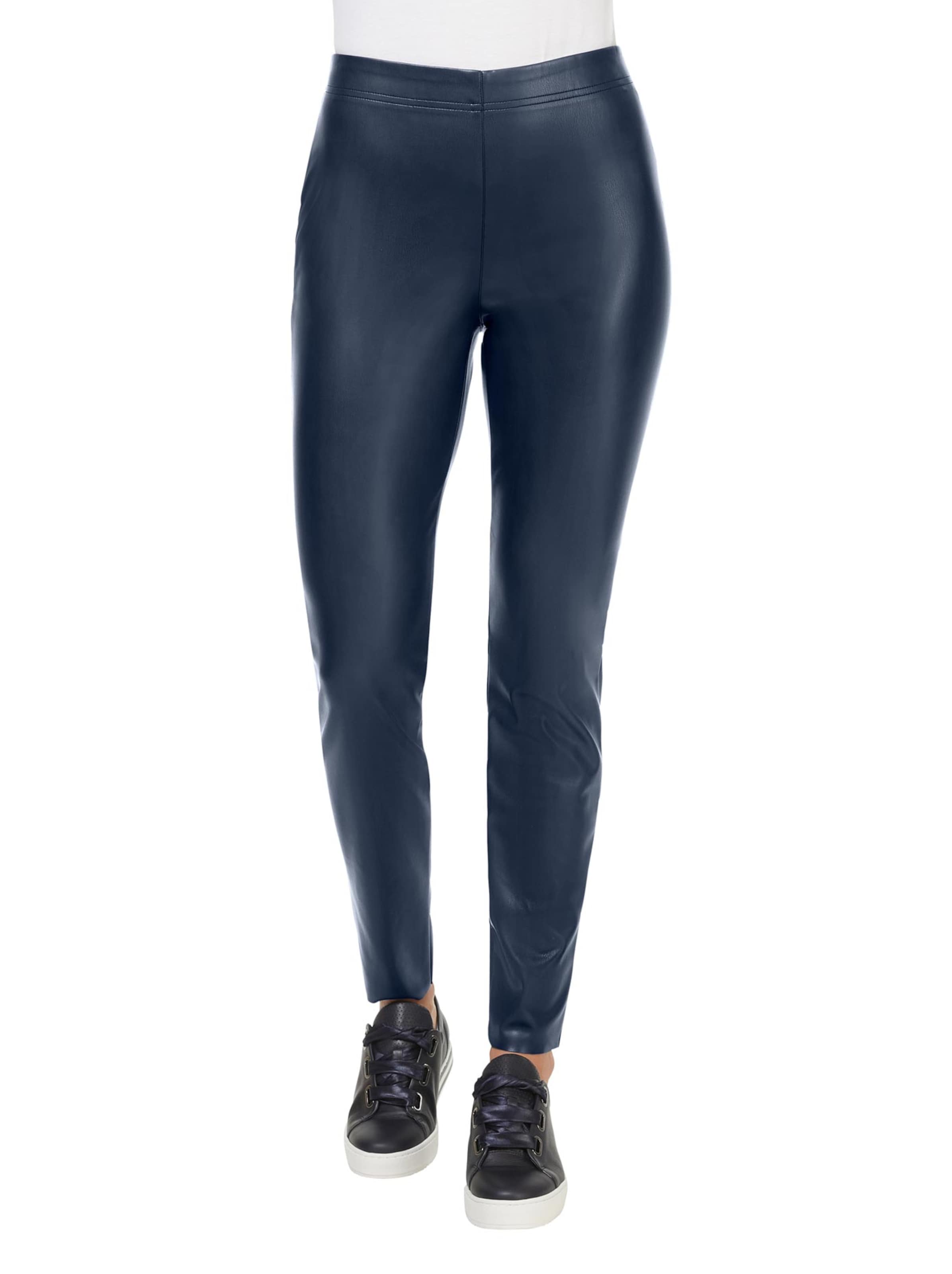 Blauwe best sale leren legging