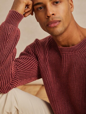 DAN FOX APPAREL Sweater 'Noel' in Red