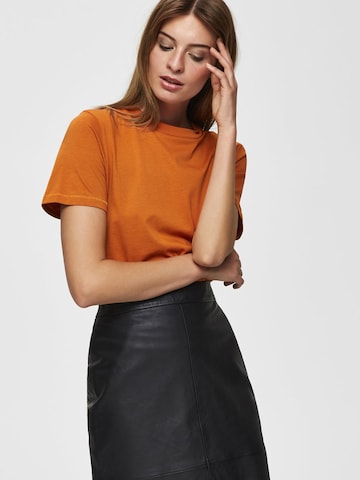 SELECTED Shirt in Oranje