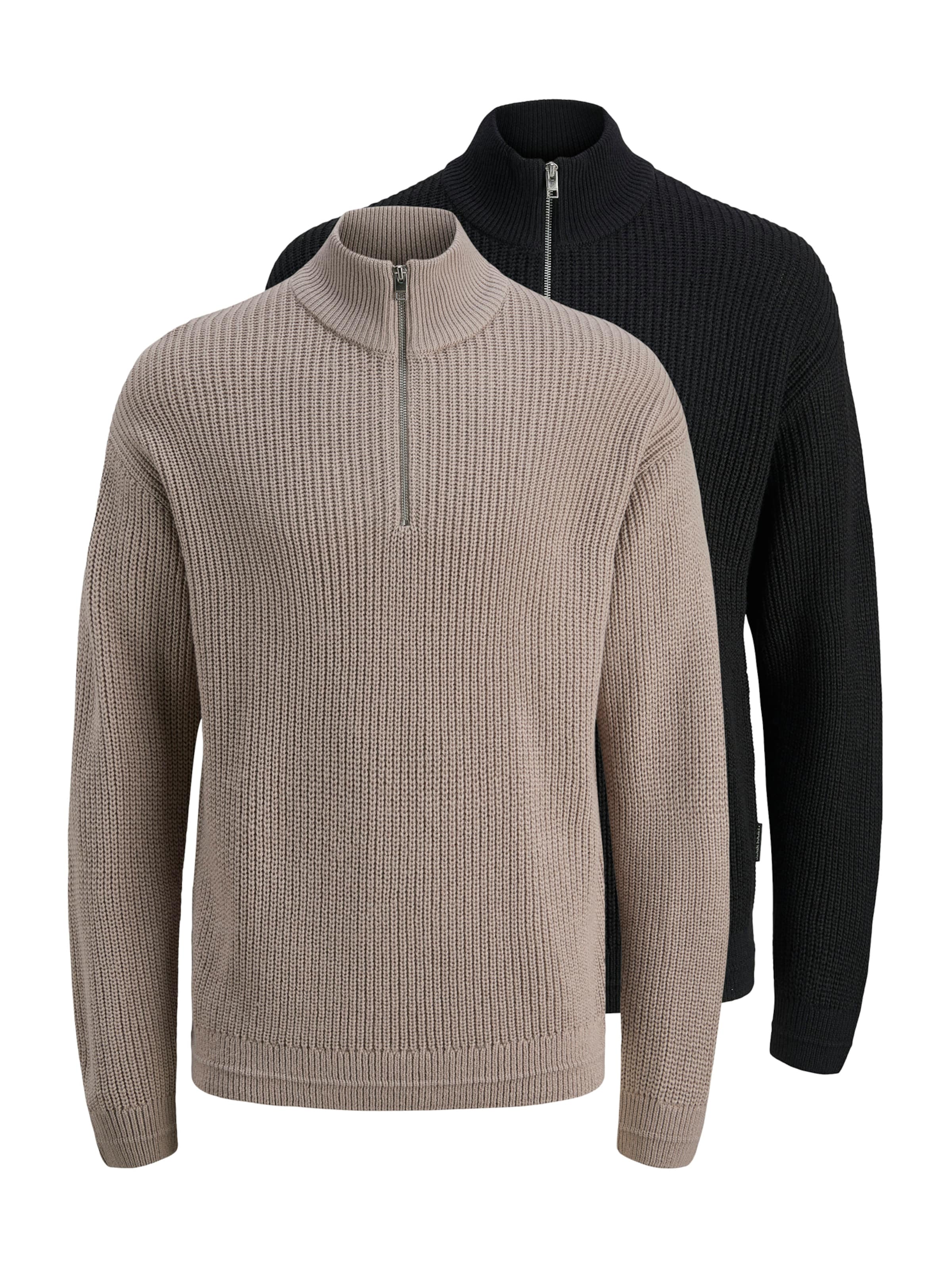 JACK & JONES - Pullover 'JJKAITO' em cinzento: frente