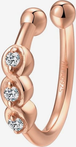 Orecchini 'Trinity Cuff' di Hey Happiness in oro: frontale