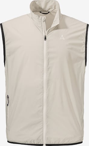 Gilet ' Bike Vest Style Cannobio MNS ' Schöffel en blanc : devant