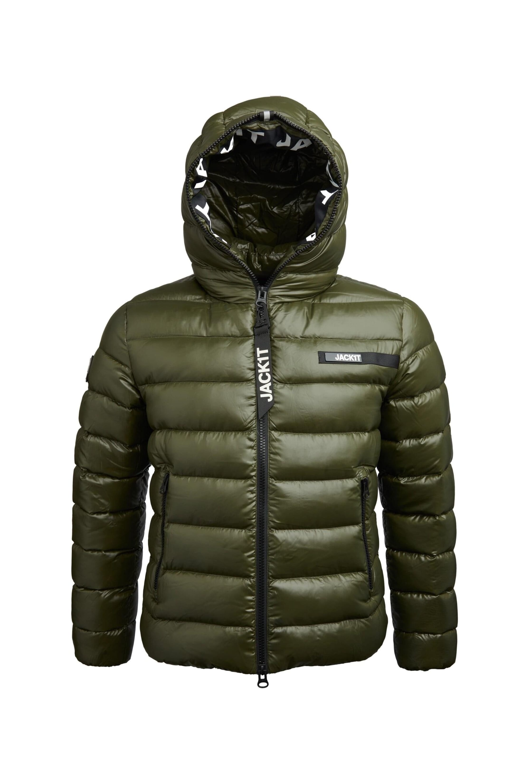 JACK1T Winter jacket 'R3D' in Green: front