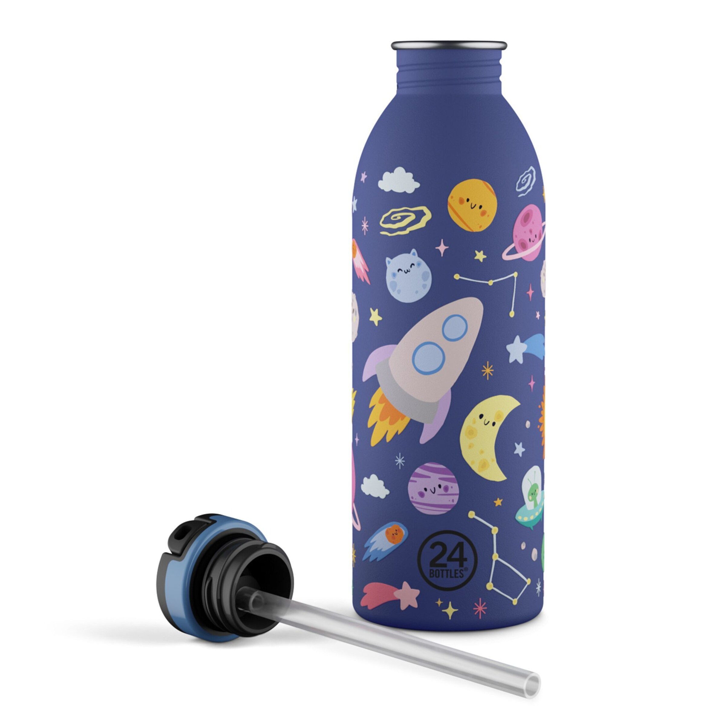 Borraccia 'Kids Urban' di 24Bottles in blu