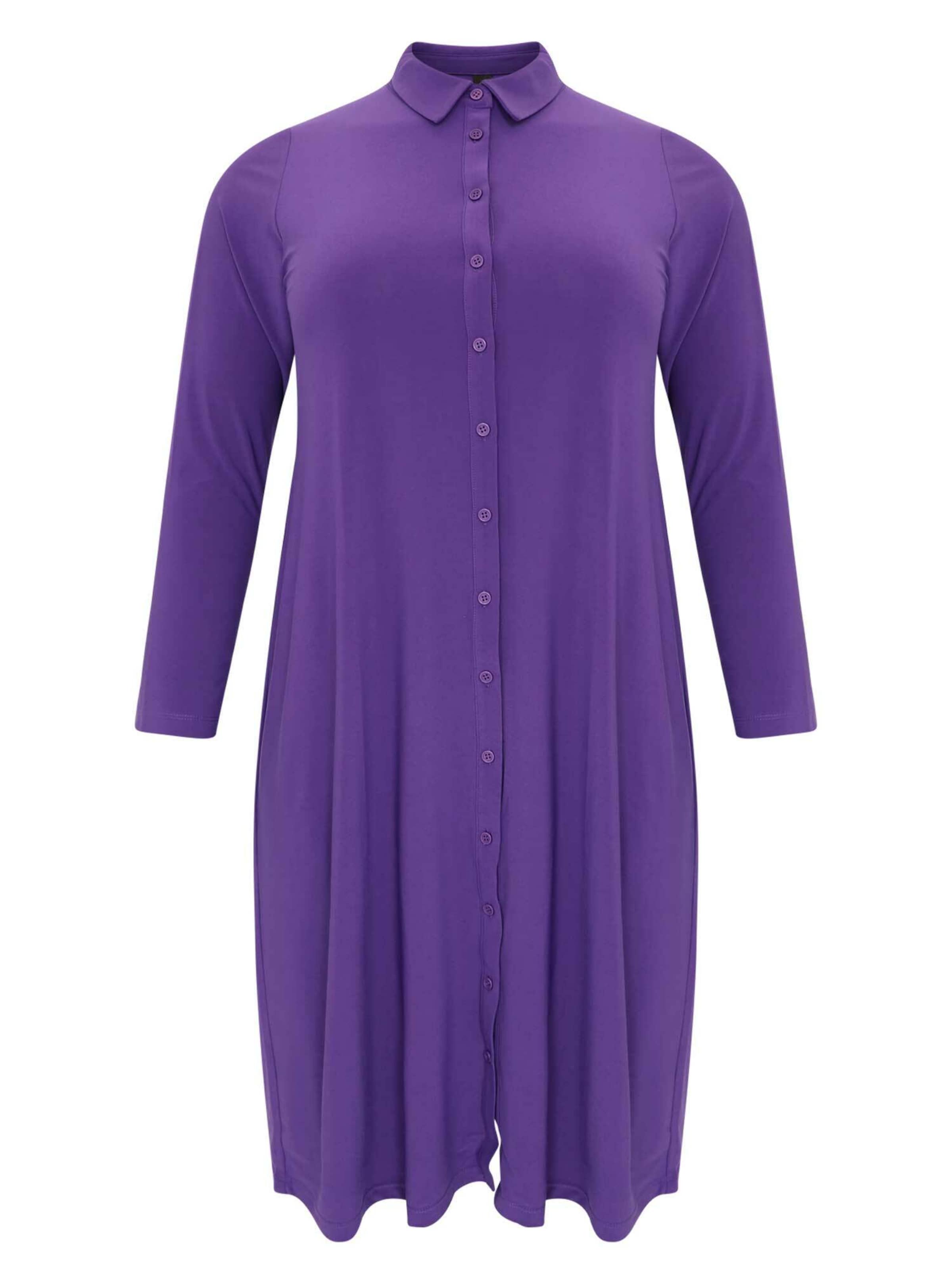 YOEK Blousejurk 'Dolce' in Lila: voorkant