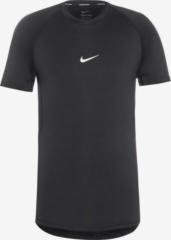 NIKE Λειτουργικό μπλουζάκι 'Pro' σε μαύρο: μπροστά