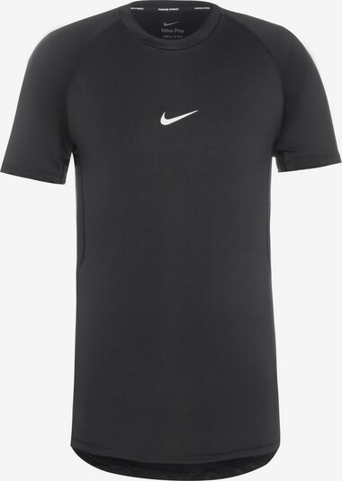 NIKE Performance shirt 'Pro' in Black / White, Item view