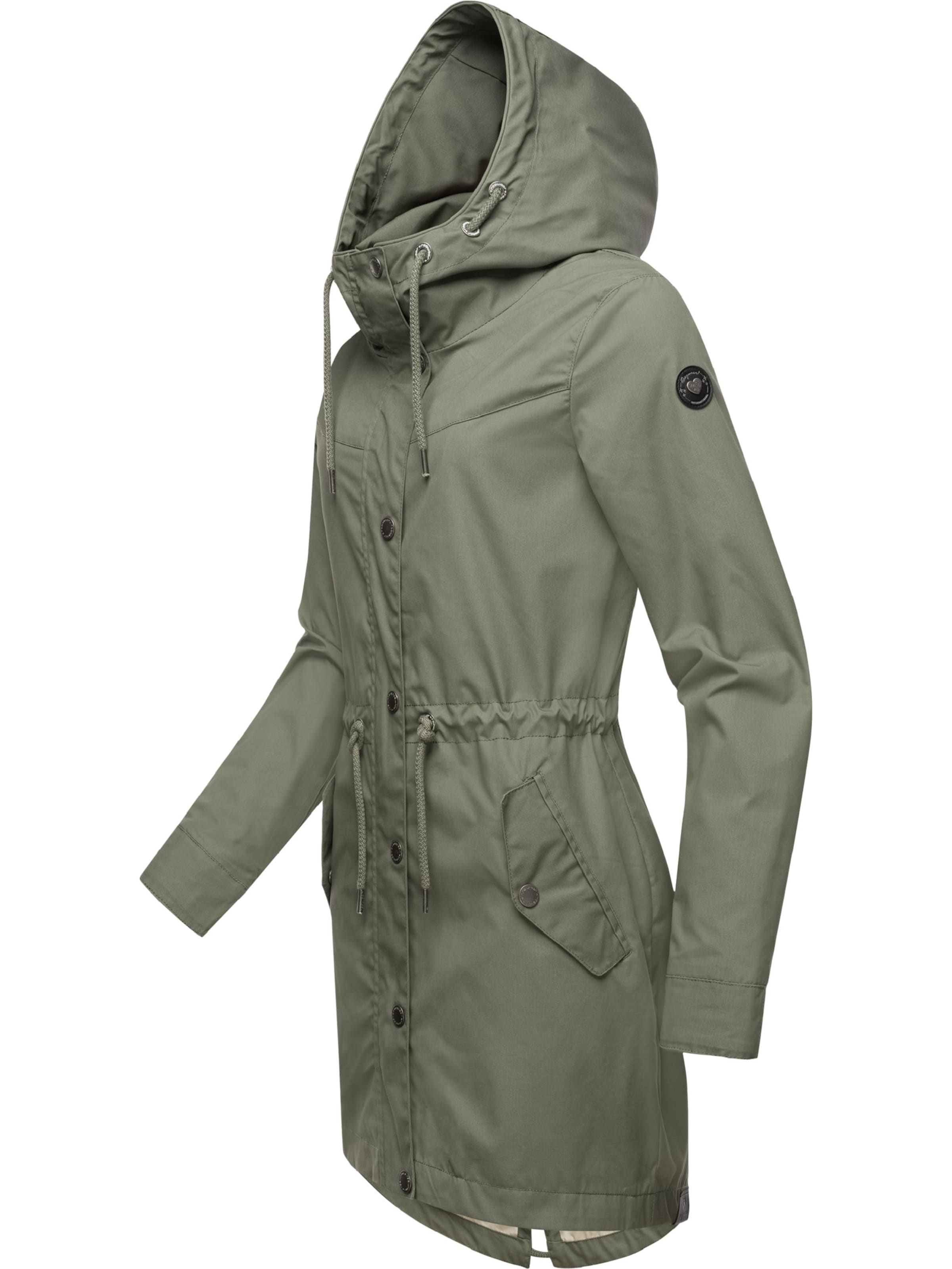 Ragwear Övergångsparkas 'Canny' i grön