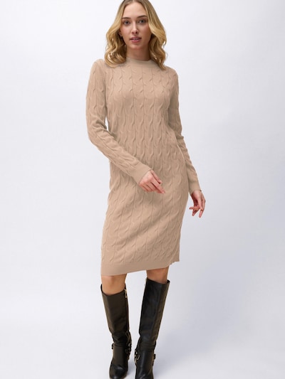 Passioni Strickkleid‌‌‌‌‌‌ in beige, Produktansicht