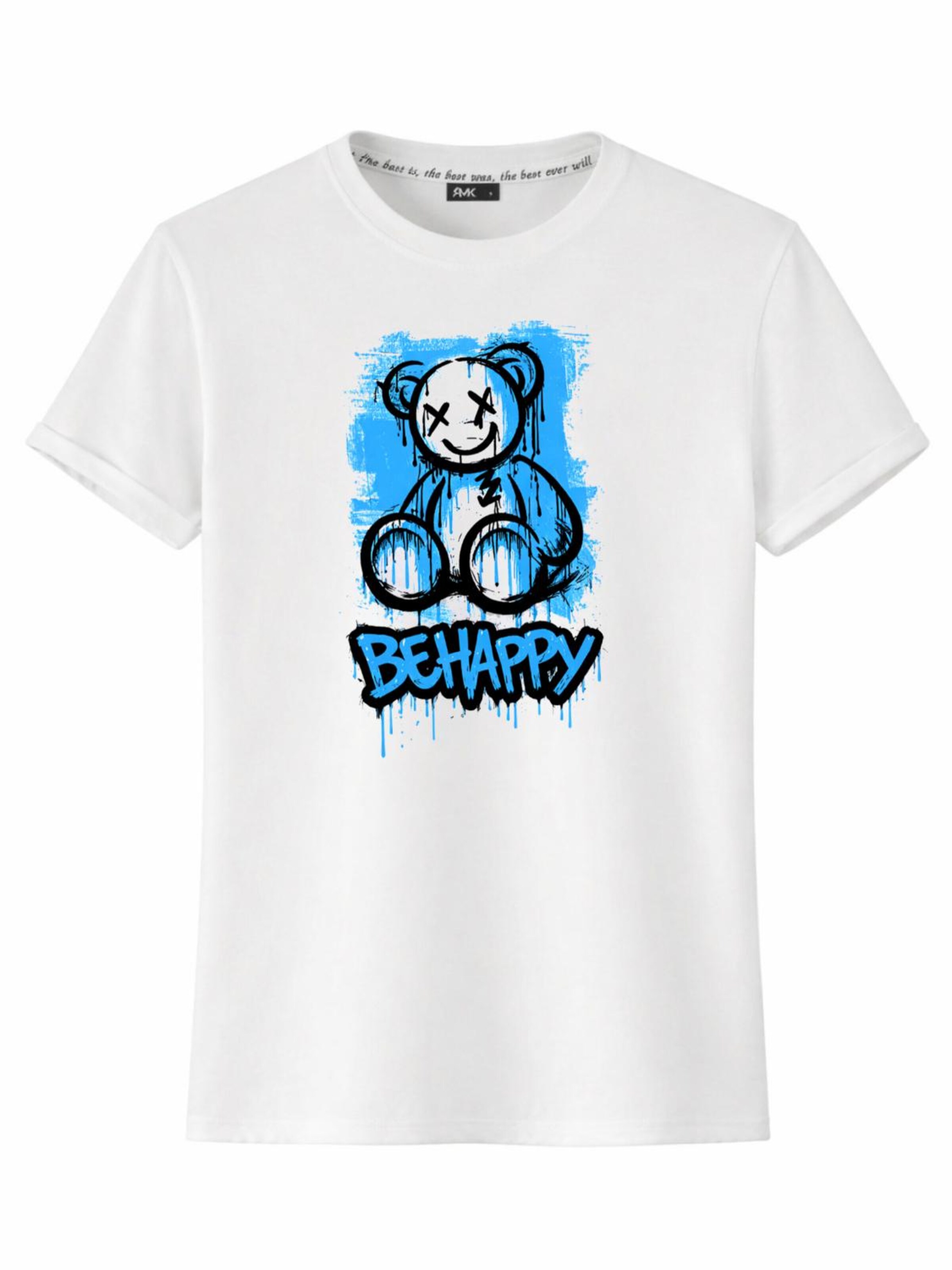 RMK Shirt 'Crazy Bär'‌‌ in Weiß: Vorderseite