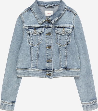 s.Oliver Veste mi-saison en bleu denim, Vue avec produit